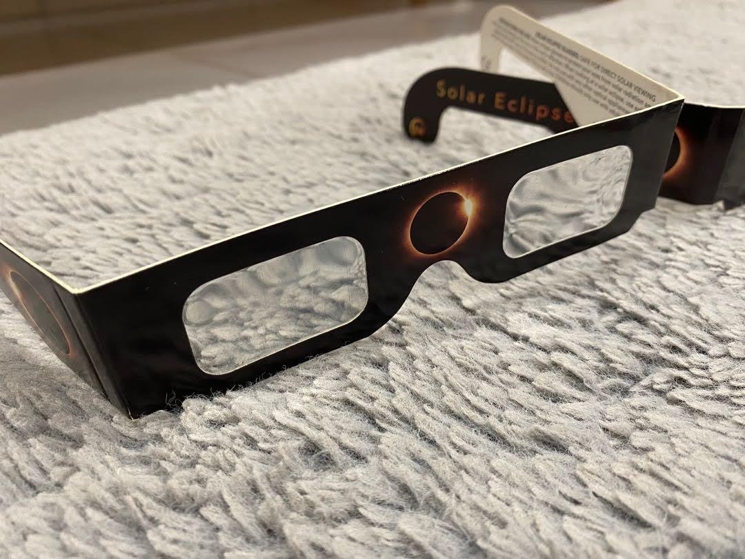 PRE-ORDER: Solar Eclipse Glasses (pic is a sample of design color)  Robinson Family Soaps   