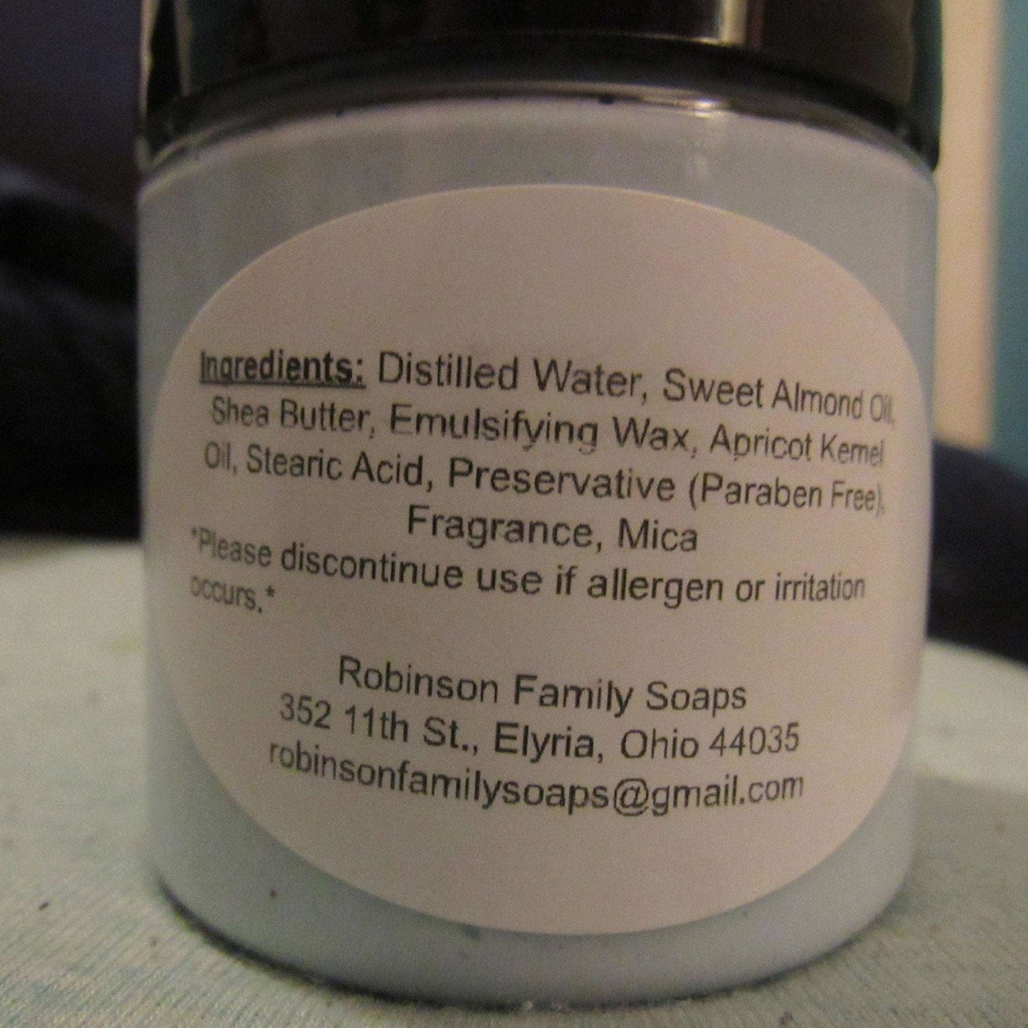 Jayden's Wish Lotion for Sensitive Skin & Skin Aliments Scented & Fragrance Free Lotion & Moisturizer Robinson Family Soaps   